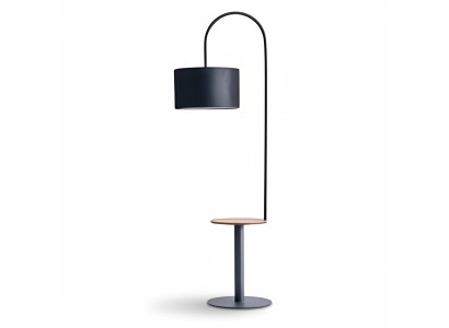 Beistelltisch mit Beleuchtung Sofa Lampe Wohnzimmer Stehleuchte
