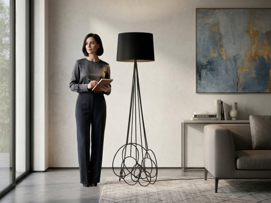 Elegante Stehleuchte für gemütliches Licht in jedem Wohnraum Lampe Leuchte