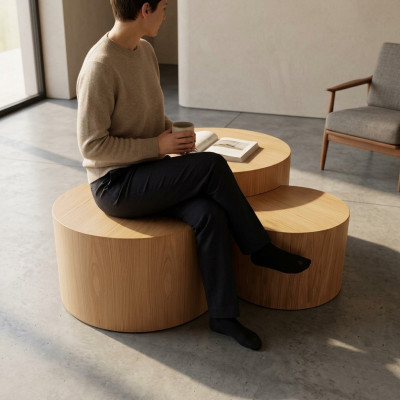 Beistelltisch Couchtisch Sofatisch Wohnzimmertisch Zeitlos Modern