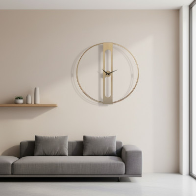 Moderne Wanduhr mit elegantem Design für stilvolle Raumakzente 90cm