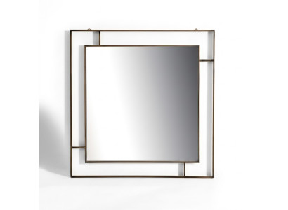 Eleganter quadratischer Wandspiegel jedes moderne Zuhause Wohnzimmer Tisch
