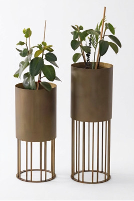 Eleganter Blumenständer Metall für stilvolle Pflanzen-Deko Blumentopf