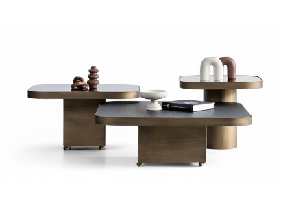 Tischset Couchtisch + 2 Beistelltische im Set 3tlg. Set Wohnzimmer Tisch