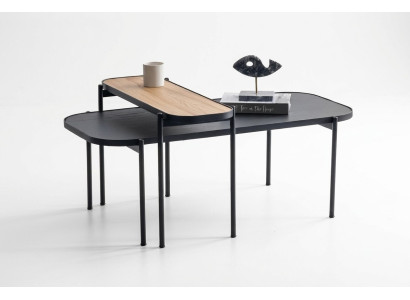 Couchtisch mit Beistelltisch – edles und vielseitiges Tisch-Set Wohnzimmer