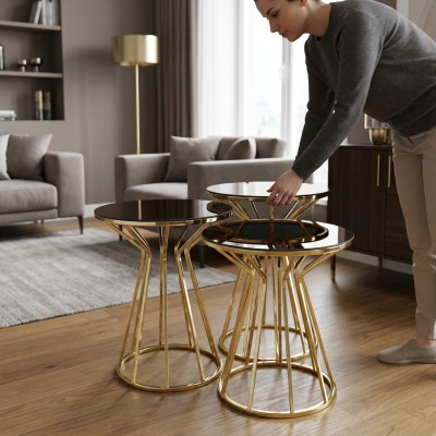 Couchtisch Beistelltisch Wohnzimmertisch Satztisch Elegant Praktisch