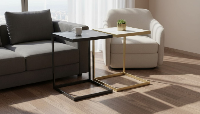 2er-Set Beistelltische – modern, platzsparend und vielseitig einsetzbar