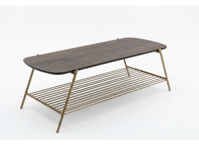 Eleganter Couchtisch aus Holz und Metall modernes Design für jedes Zuhause