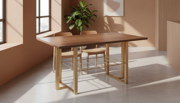 Couchtisch mit Ablageboden – schlichtes Design und praktische Funktion