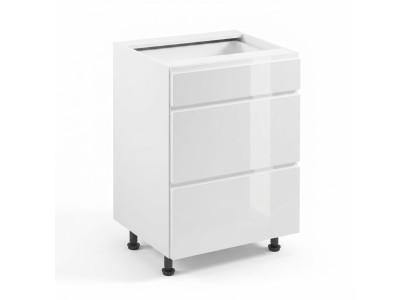 Küchenunterschrank Schubladenschrank Küche Küchenschrank 3 Schubladen