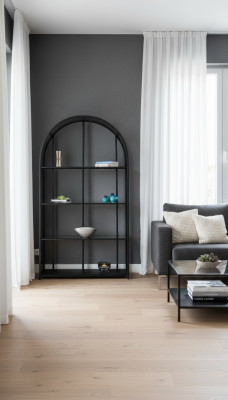 Praktisches Trennregal Regal Arche Form Bogen Bücherschrank