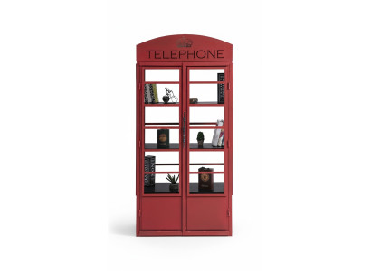Regal Telefonzelle Stil Schrank Dekoration Englischer Stil Telephone