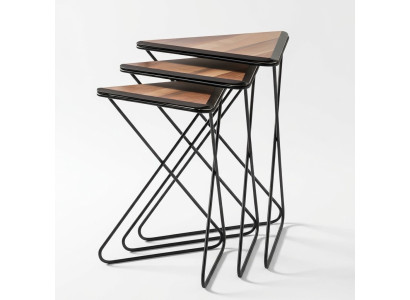 Dreieckige Beistelltische - modernes Design, platzsparend und stilvoll