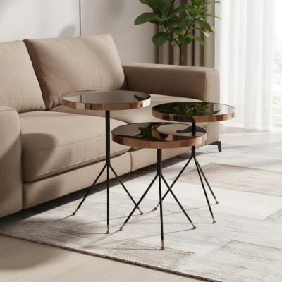 Wohnzimmertisch Couchtisch Beistelltisch Satztisch Modern Zeitlos
