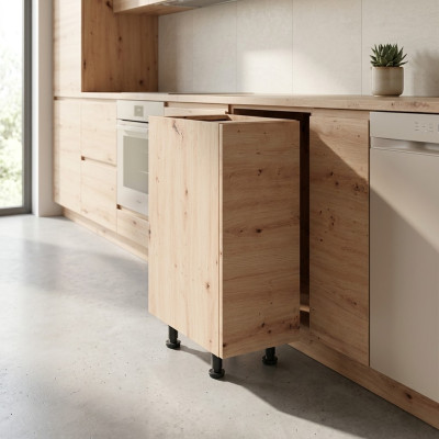 Küchenunterschrank Standunterschrank Küchenschrank Ablage Beige Küche