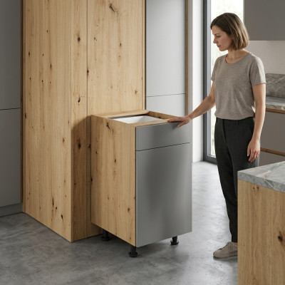 Unterschrank Küchenschrank Basisunterschrank mit Schublade Einlegeböden