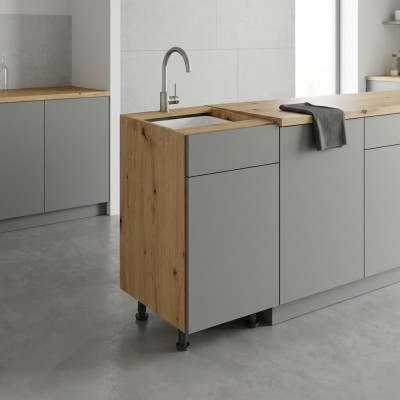 Unterschrank Küchenschrank Basisunterschrank mit Schublade Einlegeböden