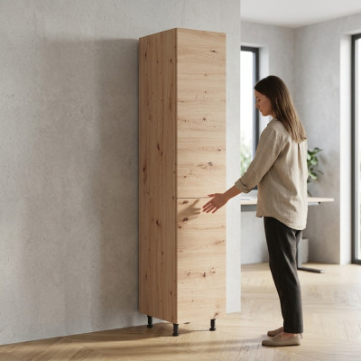 Hochschrank mit Einlegeböden Hoher Stauraumschrank Vorratsschrank Küche
