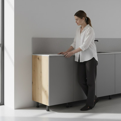 Standunterschrank Küchenunterschrank Küchenschrank Schrank Mittelboden