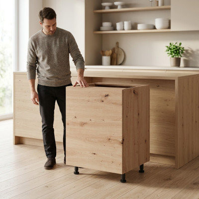 Unterschrank Küchenunterschrank Standunterschrank Schrank Mittelboden