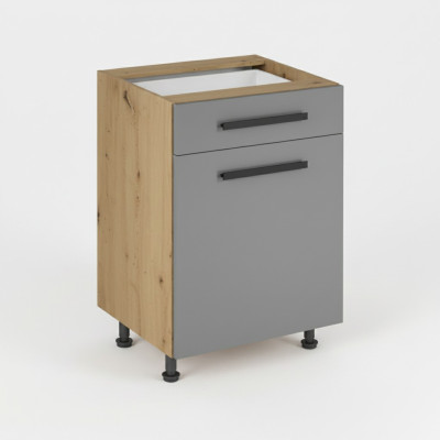 Küchenunterschrank Unterschrank mit Schublade Innenböden Küchenschrank