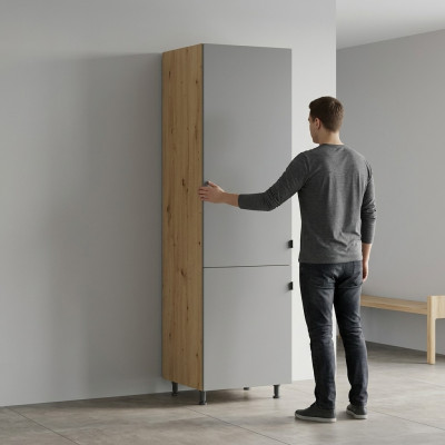 Einbauschrank für Kühlschrank Kühlschrankhochschrank Schrankkorpus Hoch