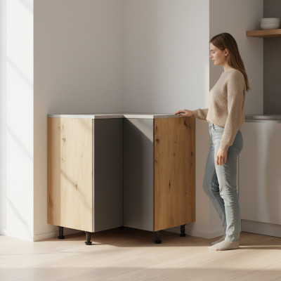 Eck-Küchenunterschrank Basis-Eckschrank Eckunterschrank Küchenschrank