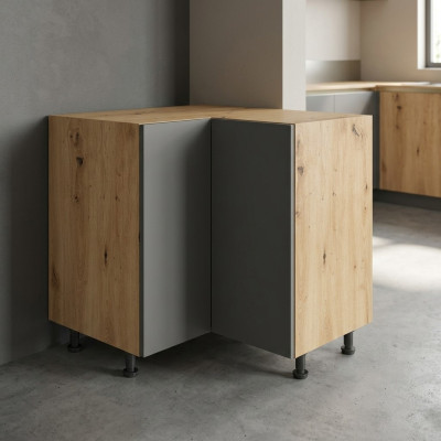 Eck-Küchenunterschrank Basis-Eckschrank Eckunterschrank Küchenschrank