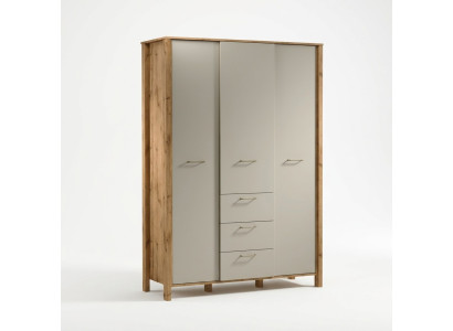 Garderobenschrank Kleiderschrank Kleiderstangen Ablageflächen Schubladen