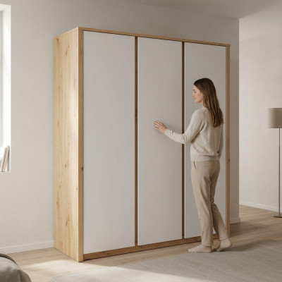 Kleiderschrank Stoffschrank Garderobenschrank 2 Kleiderstangen Modern