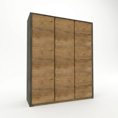 Kleiderschrank Garderobe Schlafzimmerschrank Kleiderstange Holzwerkstoff