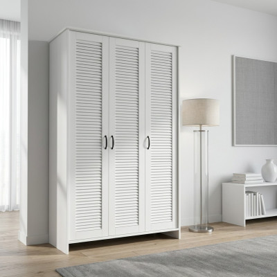Kleiderschrank aus Stoff Garderobenschrank mit 2 stabilen Kleiderstangen