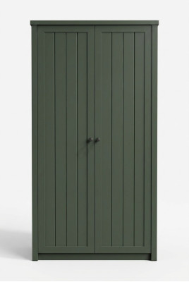 Schlafzimmerschrank Garderobe mit Kleiderstange Mehrzweckschrank Grün