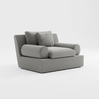 Sessel in modernem Design Ergonomie und Weichheit in einem