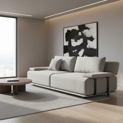 Sofa 3 Sitzer für das Wohnzimmer  Ästhetik mit Liebe zum Detail