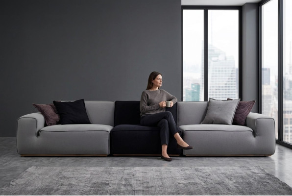 Sofa im zeitgenössischen Stil Spektakulärer Komfort im Minimalismus
