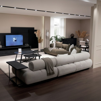 Wohnlandschaft 4-Sitzer Big Sofa Couch Modern Komfortabel Stilvoll