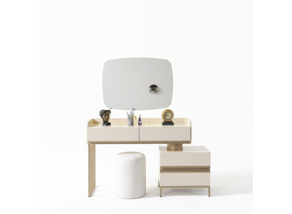 Schminktisch mit Spiegel modern Holz Kosmetiktisch Schlafzimmer