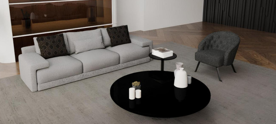 Sofa mit Sessel in einem stilvollen Design Komfort, der stilvoll aussieht