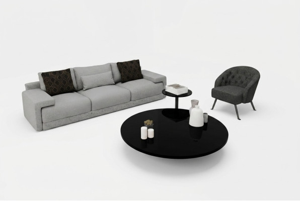 Sofa mit Sessel in einem stilvollen Design Komfort, der stilvoll aussieht