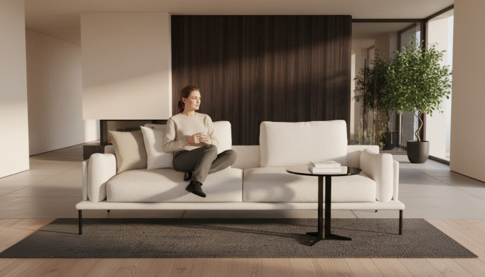 Sofa in stilvollem Design Ein stilvoller Akzent für Ihr Wohnzimmer