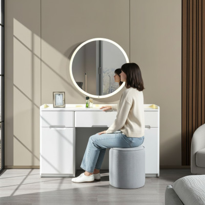 Kosmetiktisch Schminktisch modern kompakt für Schlafzimmer