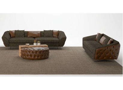 Wohnzimmerset 2x Sofa in modernem Design Stil und Weichheit für Ihr Zuhause