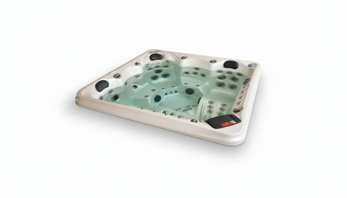 Whirlpool Whirlwanne Garten Bad Outdoor-Spa Relaxpool Massagebad 200x200 cm