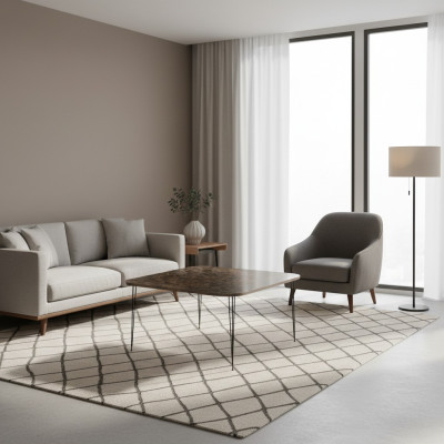 Couchtisch aus Holz in Braun im eleganten Design