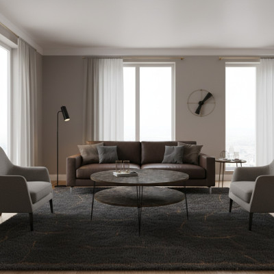 Couchtisch aus Holz in Braun im eleganten Design