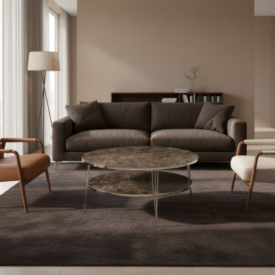 Couchtisch aus Holz in Braun im eleganten Design