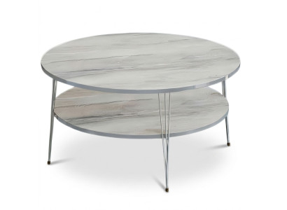 Grauer Holz Couchtisch modern eleganter Wohnzimmertisch