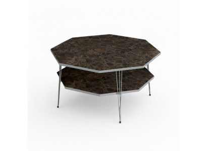 Moderner Couchtisch aus Holz in Braun