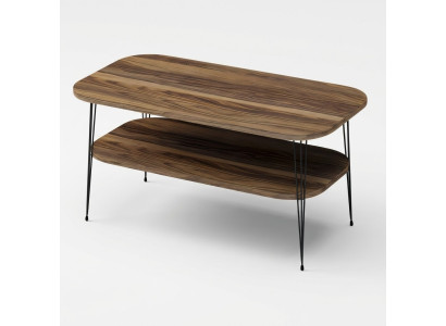Eleganter brauner Couchtisch aus Holz für modernes Wohnzimmer