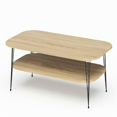 Eleganter brauner Couchtisch aus Holz mit zeitlosem Design